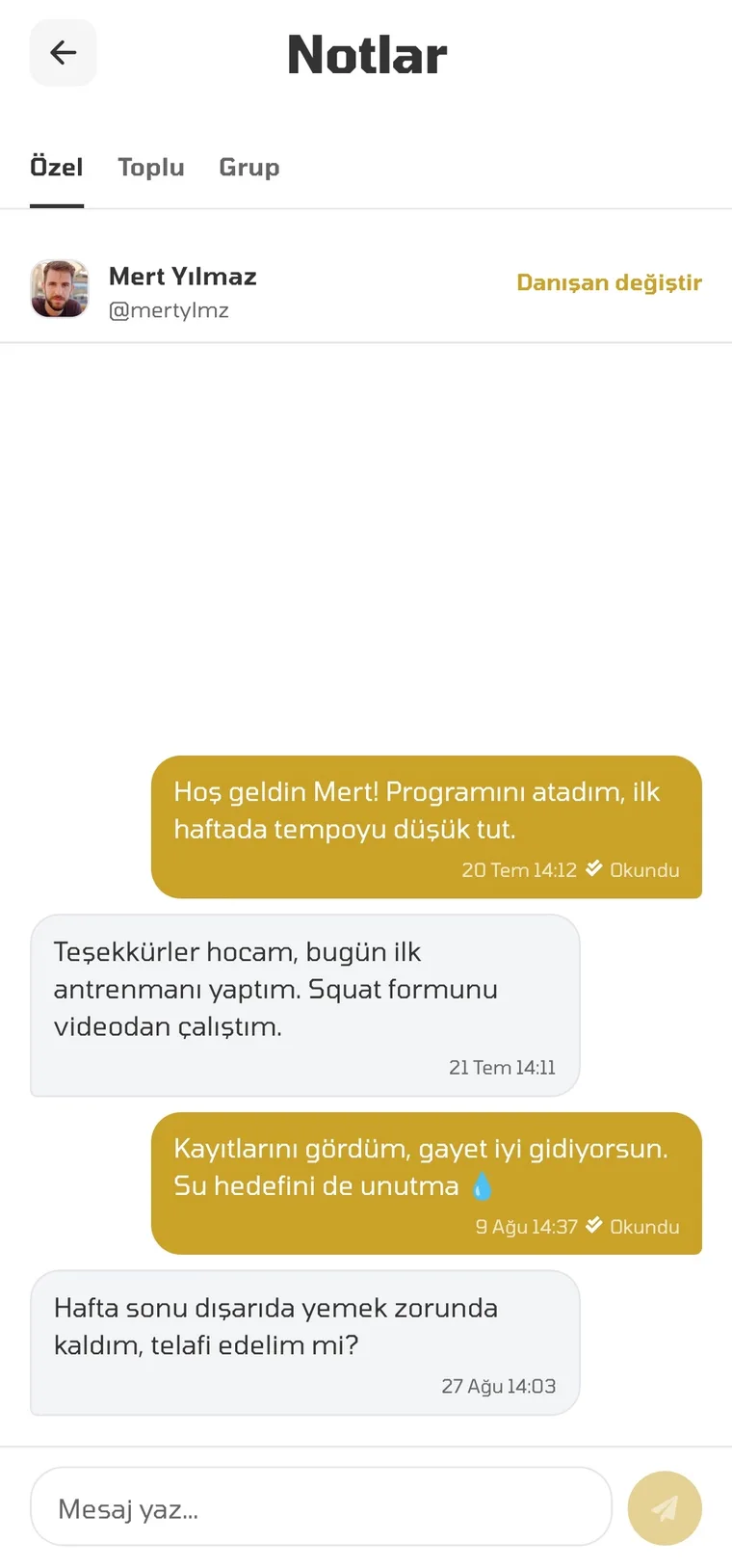 İletişim — Bifit koçluk paneli